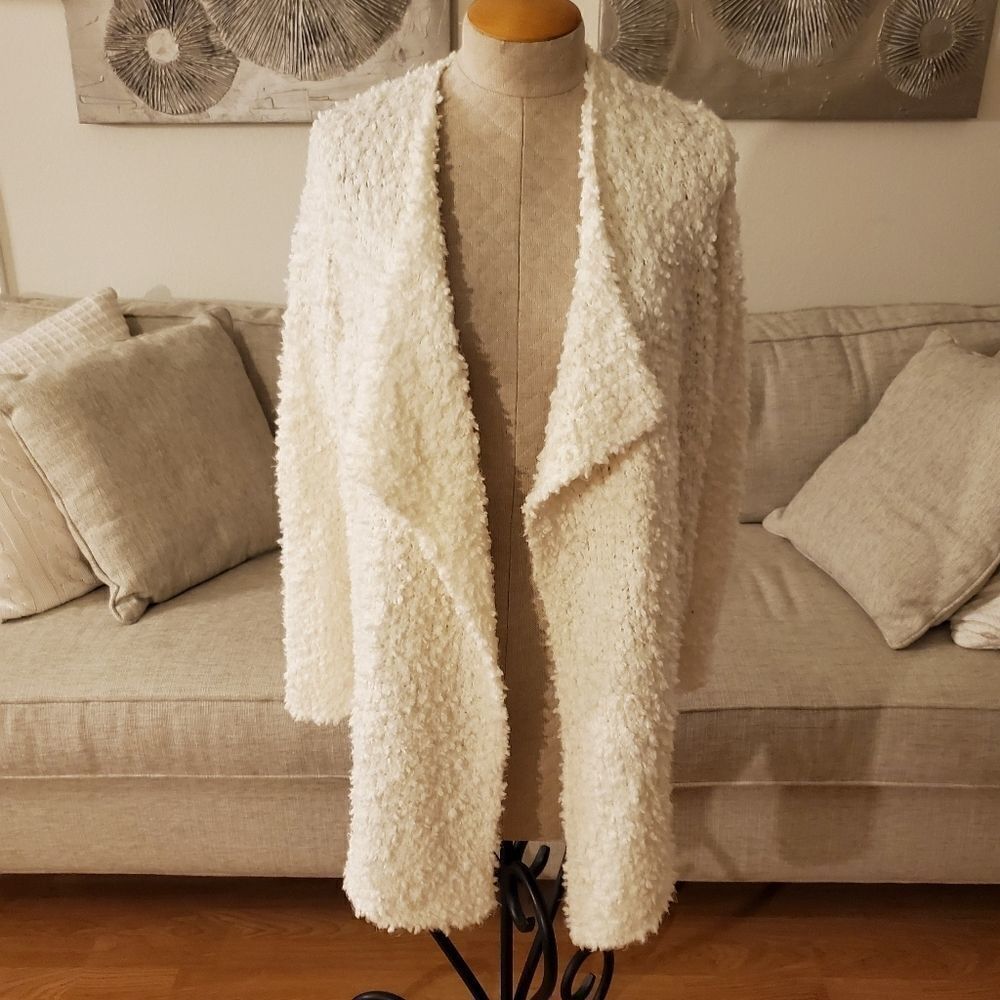 1.State Drape Front Poodle Cardigan sz Small - Picture 4 of 11